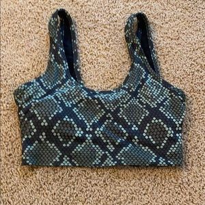 Balance Athletica Green snake bra